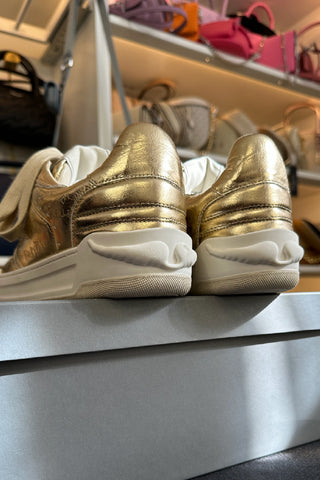 Zapatillas Zadig & Voltaire Wings Vintage Metal Graffiti Gold