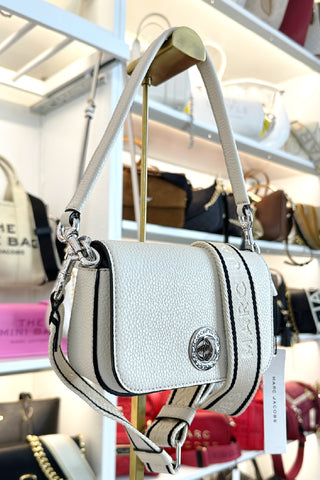 Cartera Marc Jacobs Small Signet Turnlock Shoulder Bag Marshmellow