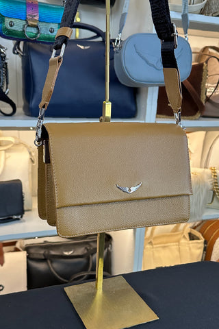Tote Zadig & Voltaire Lolita Wings Grained Leather Heritage