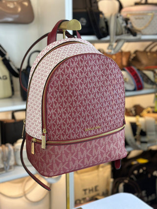 Mochila Michael Kors Rhea Medium Cherry