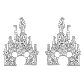 Aros Disney Mickey Mouse Fantasyland Castle de Rebecca Hook - Plata