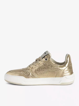 Zapatillas Zadig & Voltaire Wings Vintage Metal Graffiti Gold