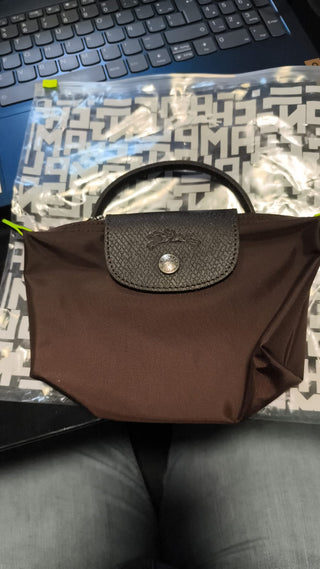 Bolso Longchamp Chocolate Pequeño