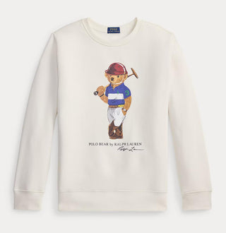 Poleron Polo Bear Ralph Lauren White Multi