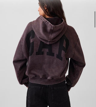 Poleron GAP Logo Cropped Negro