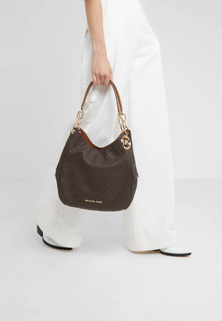 Tote Michael Kors LG Chain Shoulder Tote Marron