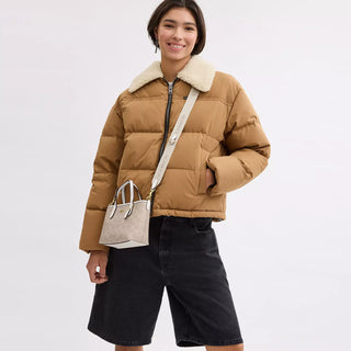 Tote Coach City Mini Tote Bag In Signature Canvas In gold/sand/chalk