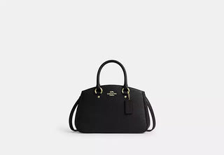 Cartera Coach Savannah Small Carryall Bag Pebbled Leather/Gold/Black