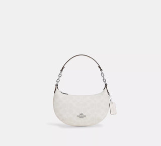 Cartera Coach Mini Payton Bag In Signature Canvas Sv/White/Chalk