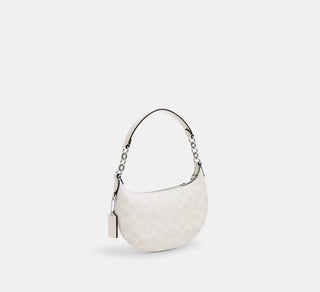 Cartera Coach Mini Payton Bag In Signature Canvas Sv/White/Chalk