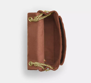 Crossbody Coach Elodie Crossbody Bag With Quilting Brown/Maple