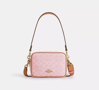 Crossbody Coach Mini Cry Signature Rosado