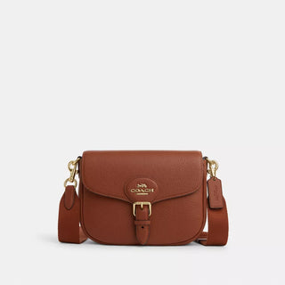 Cartera Coach Amelia Saddle Bag Im/Brown