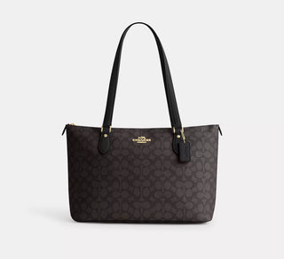 Tote Coach Sig Gallery Brown