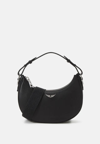 Crossbody Zadig & Voltaire MOONVIBE GRAINED LEATHER Black