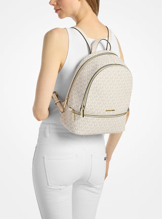 Mochila Michael Kors Rhea Medium Signature Logo Backpack