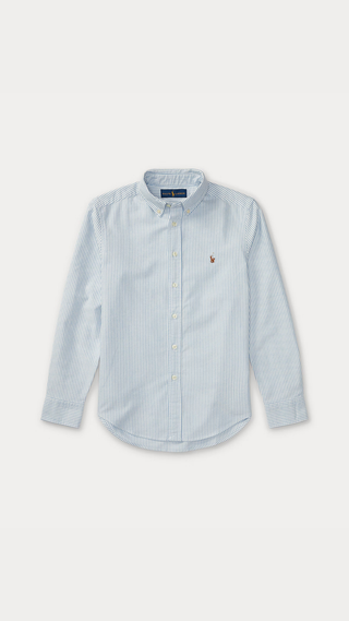 Camisa Ralph Lauren Celeste/ Rayas