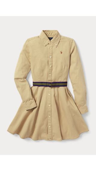 Shirtdress Ralph Lauren Belted Chino Beige