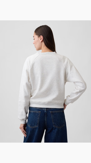 Sweatshirt Gap Relaxed Brannan Bear Blanco