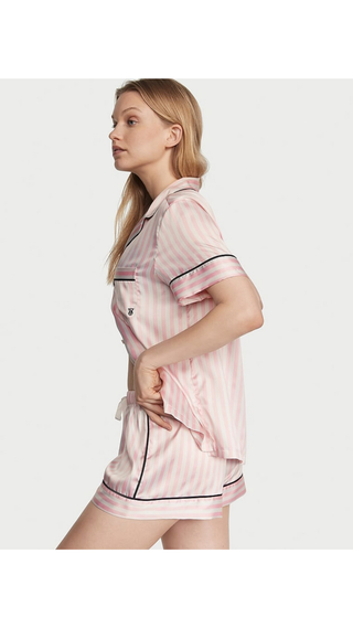 Pijama Victoria Secret Satin Set Pink