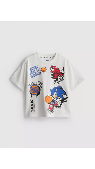 Polera Primark Sonic Blanca