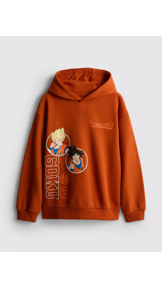 Poleron Primark Dragonball Z Naranjo