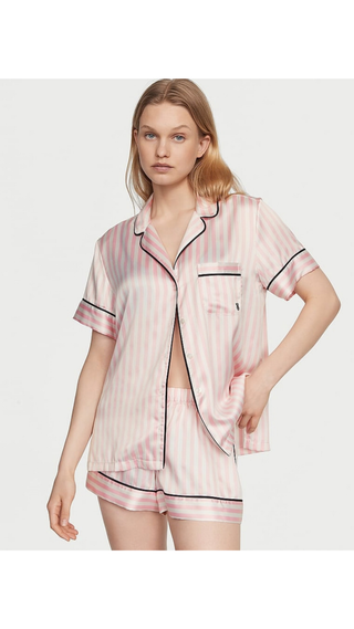 Pijama Victoria Secret Satin Set Pink