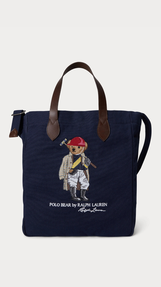 Tote Ralph Lauren Bear Tote Bag Navy