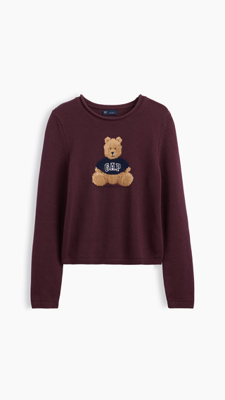 Sweater Gap Rollneck Sweater Bordeaux Purple