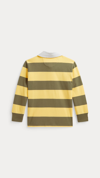Camisa Ralph Lauren The Iconic Rugby Shirt Navy / Yellow