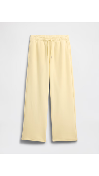 Sweatpants Gap Straight-Leg Yellow
