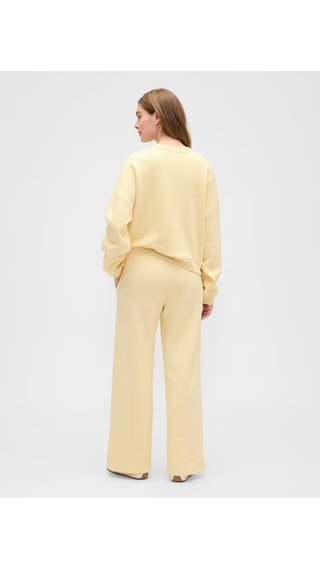 Sweatpants Gap Straight-Leg Yellow