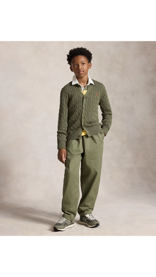 Cardigan Ralph Lauren Verde Olivia