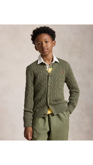 Cardigan Ralph Lauren Verde Olivia