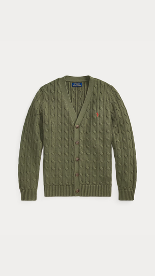 Cardigan Ralph Lauren Verde Olivia