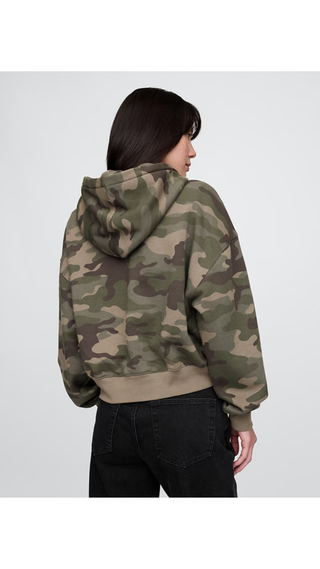 Hoodie Gap Cropped Hoodie Neutral Camo
