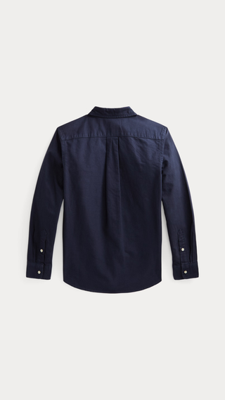 Camiseta Polo Ralph Lauren Garment-dyed Cotton Oxford Navy