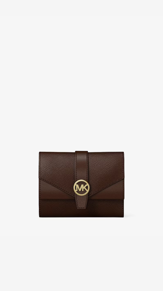 Billeteras Michael Kors Greenwich Café Chocolate
