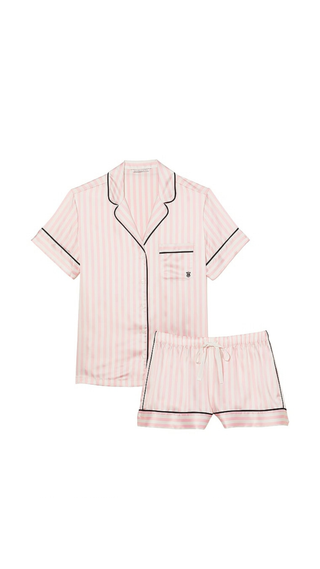 Pijama Victoria Secret Satin Set Pink