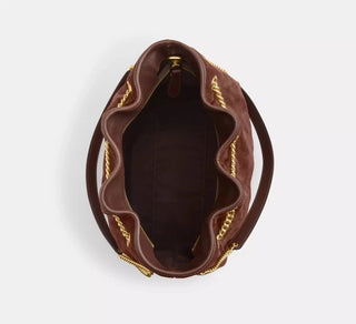 Cartera Coach Evelyn Shoulder Bag Brown