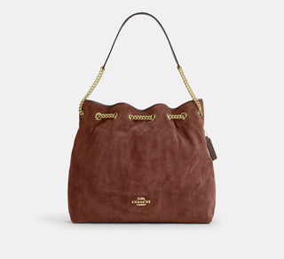 Cartera Coach Evelyn Shoulder Bag Brown