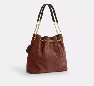 Cartera Coach Evelyn Shoulder Bag Brown
