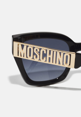 Lentes Moschino Negro Con Dorado