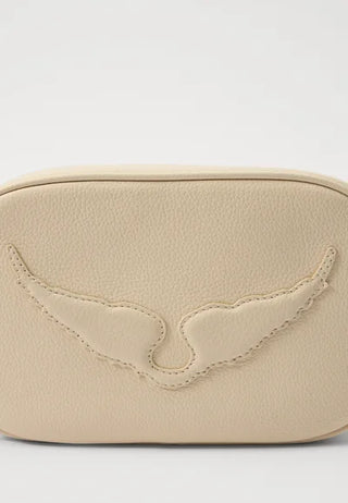 Crossbody Zadig & Voltaire Rock With You Grained Leather Flash Crema