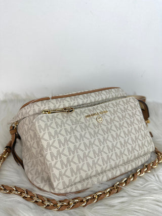 RIÑONERA MICHAEL KORS Slater Medium Logo Sling Pack VAINILLA