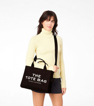 The Tote Bag Medium Canvas Black