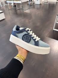 ZAPATILLAS ROMEY LACE UP DENIM  CONTRAST STITCH MD BLU WSH