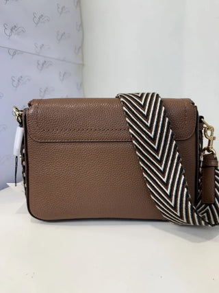 Crossbody Marc Jacobs The Groove Leather Mini Messenger Bag in Cognac