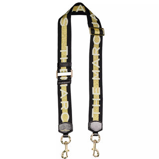 STRAP MARC JACOBS THE LOGO WEBBING GOLD MULTI