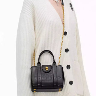 Tote Marc Jacobs Turnlock Crossbody The Tote Bag Black